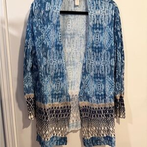 Chico's Light Blue Knit Cardigan
